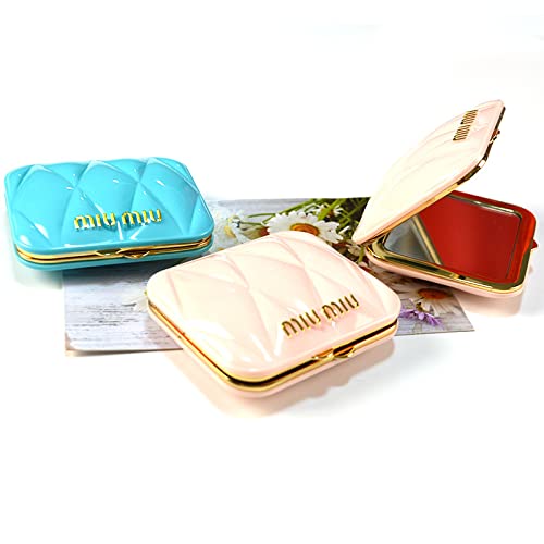 miumiu ミラー Amazon.co.jp: 新しいmiumiu化粧鏡ピンクの両面ポータブルミラー
